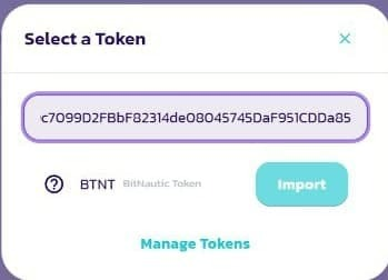 Select BNB and BTNT