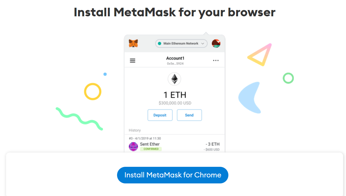 Install MetaMask for Chrome